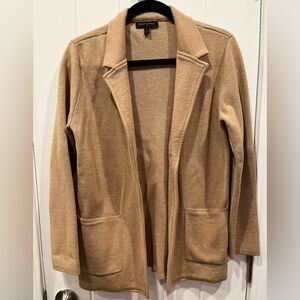 Banana Republic Women's Sweater Blazer Cardigan Size Small Tan
